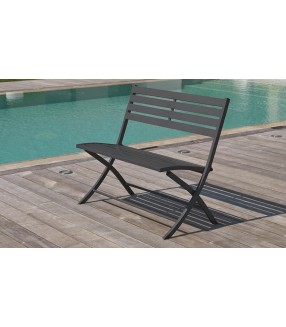 Banc pliant en aluminium