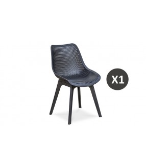 Chaise SCANDI en pvc perforé