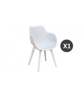 Fauteuil SCANDI en pvc perforé