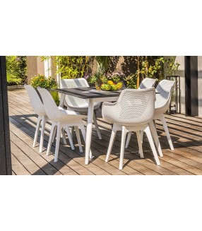 Salon jardin Scandi 6 places