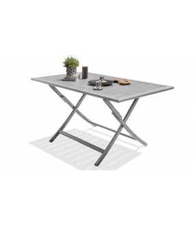 Table pliante en aluminium