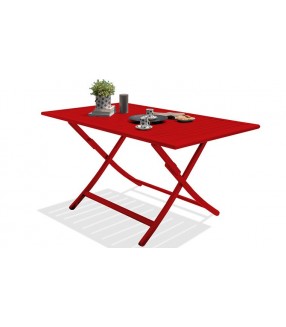 Table pliante en aluminium