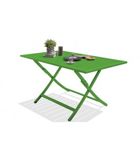 Table pliante en aluminium